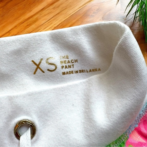 Lilly Pulitzer XS The Beach Pant - 100% Linen - Vibrant Floral Print - Picture 6 of 12